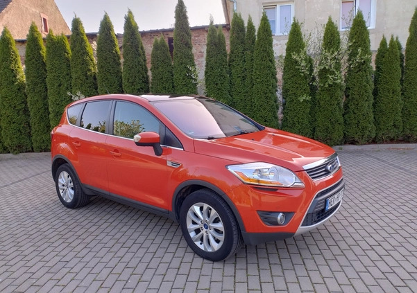 Ford Kuga cena 32700 przebieg: 198606, rok produkcji 2011 z Borne Sulinowo małe 326